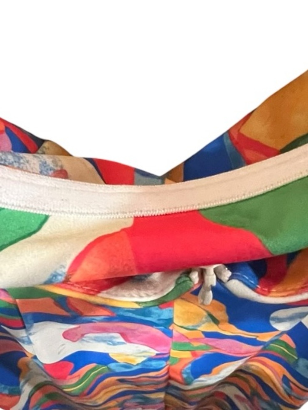 Flying Tomato Seeking Sun Strapless Midi Dress Multi-Color Abstract Print SM - Picture 5 of 6